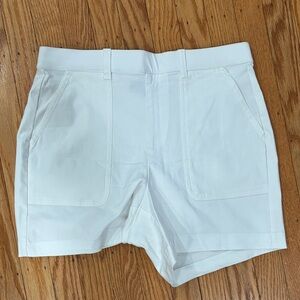 INC International Concepts Women's Cream Cargo Shorts